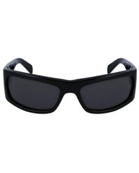 Ferragamo - Ferragamo Eyewear Rectangular Frame Sunglaasses - Lyst