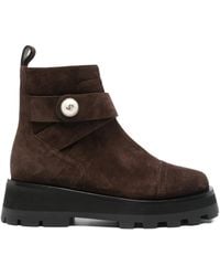 Jimmy Choo - Meena Flat Suede Ankle Boots - Lyst
