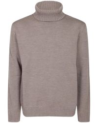 Incotex - Ribbed Turtleneck Knitwear - Lyst