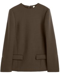 TOTEME - Pocket Top Bark - Lyst