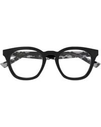 Gucci - Rounded Square Keyhole Bridge Eyeglasses - Lyst