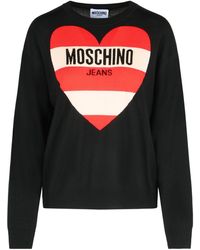 Moschino - Jeans Intarsia Pullover - Lyst