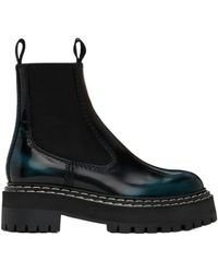Proenza Schouler - Lug Sole Platform Ankle Short Boots - Lyst
