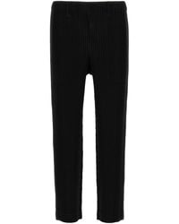 Homme Plissé Issey Miyake - Homme Plissé Issey Miyake Elasticated Waistband Pleated Trousers - Lyst