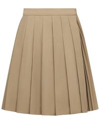 Dior - Pleated Short Skirt - Lyst