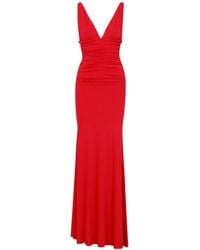 Aniye By - Pleated Detail Long Dress - Lyst