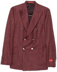 Isaia - Long-Sleeved Blazer And Trousers Set - Lyst