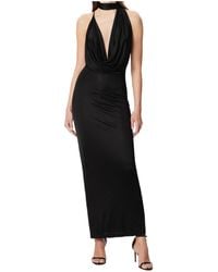 Amazuìn - Halterneck Draped Dress - Lyst