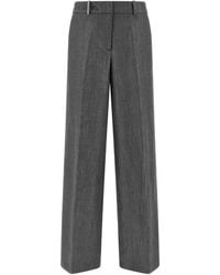 Peserico - Punto Luce Wide-Leg Pants - Lyst