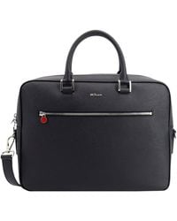 Kiton - Logo Plaque Zipped Laptop Bag - Lyst