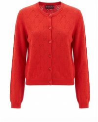 Gucci - Gg Knitted Cardigan - Lyst