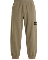 Stone Island - Elastic-Waist Athletic Pants - Lyst