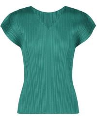 Pleats Please Issey Miyake - Pleated T-Shirt - Lyst
