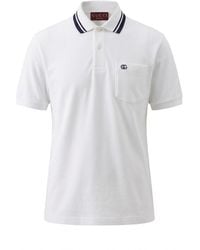 Gucci - Cotton Piquet Polo Shirt With Embroidery, Size Xxxl, Ready-To-Wear - Lyst