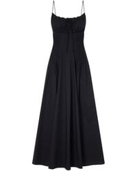 STAUD - Waist-Fitted Midi Dress - Lyst