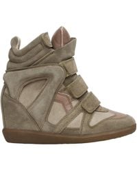 Isabel Marant - Bekett 80Mm Suede Sneakers - Lyst
