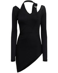 Jean Paul Gaultier - Ribbed Cotton Twisted Double-Layer Top - Lyst