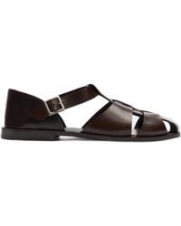 SCAROSSO - Apollo Buckle-Fastened Sandals - Lyst