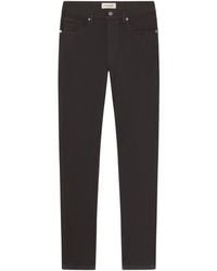 FRAME - Twill-Weave Straight-Leg Jeans - Lyst