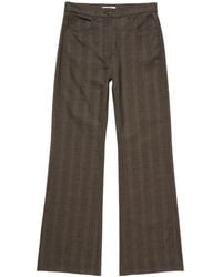 Acne Studios - Checked Tailored Trousers - Lyst