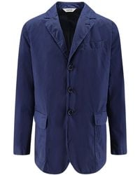 Aspesi - Garment-Dyed Cotton Blazer - Lyst