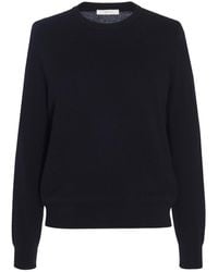 The Row - Crew Neck Cashmere Sweater - Lyst