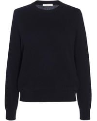 The Row - Crew Neck Cashmere Sweater - Lyst