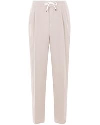 Brunello Cucinelli - Elasticated Waistband Drawstring Pants - Lyst