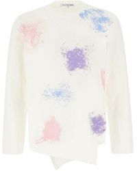 Comme des Garçons - Comme Des Garçons Shirt Crewneck Knitted Jumper - Lyst