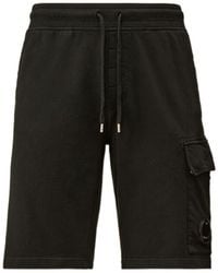 C.P. Company - Light Fleece Cargo Lens Sweatshorts - Lyst