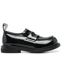 Moschino - Glossy Flat Shoes - Lyst