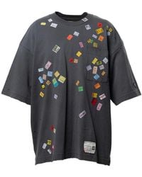 Maison Mihara Yasuhiro - Price Tag-Sticker Printed T-Shirt - Lyst