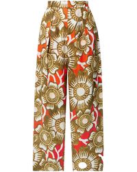 Mara Hoffman - Floral Print Hemp Wide-Leg Trousers - Lyst