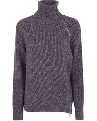 Mrz - Zip Turtleneck Sweater - Lyst