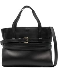 Moschino - Tie Me Belted Top-Handle Tote Bag - Lyst