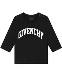 Givenchy - Round Collar And Long-Sleeved T-Shirt - Lyst