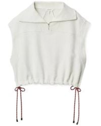 Rag & Bone - Vintage Terry Half-Zip Muscle Tee - Lyst