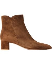 Gianvito Rossi - 55 Suede Ankle-Boots - Lyst