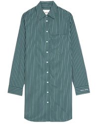 Zadig & Voltaire - Rorning Striped Long-Sleeve Shirt Mini Dress - Lyst
