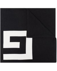 Givenchy - Logo Printed Knitted Scarf - Lyst
