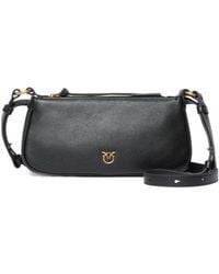 Pinko - Half Moon Baguette Mini Vitello Morbido - Lyst