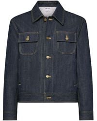 Thom Browne - Selvedge Denim Backstrap Utility Jacket - Lyst
