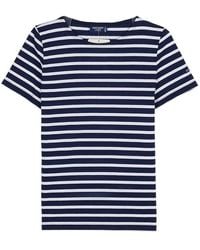 Saint James - Striped Short-Sleeved T-Shirt - Lyst