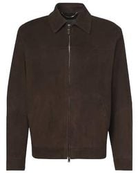 Canali - Suede Blouson Jacket - Lyst