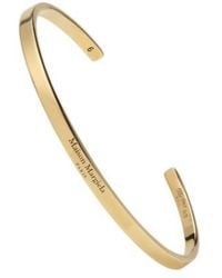 Maison Margiela - Logo Cuff Bracelet - Lyst