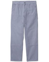 Carhartt - Double Knee Mid-Waist Straight-Leg Trousers - Lyst
