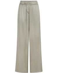 Brunello Cucinelli - Palazzo Straight Leg Pants - Lyst