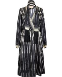 Gucci - Silk Structured Tea Dress - Lyst