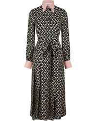 Valentino - Vlogo Midi Dress - Lyst