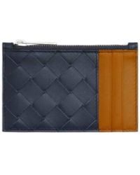 Bottega Veneta - Intrecciato Zipped Card Case - Lyst